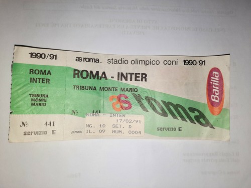 Biglietto roma inter - -,