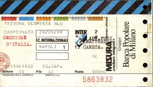 Biglietto stadio inter napoli - biglietto,