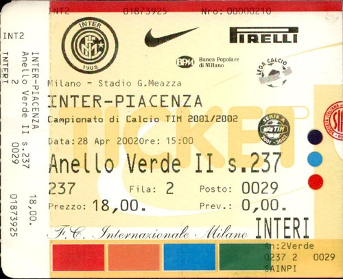 Biglietto stadio