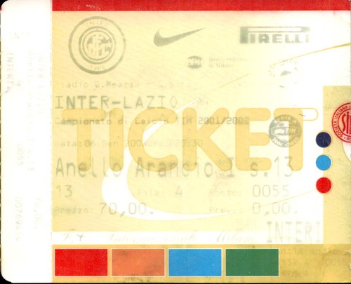 Biglietto stadio inter - biglietto,