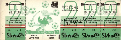 Biglietto stadio mondialito - stadio,