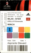 Biglietto stadio Milan Inter