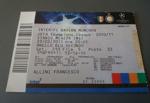 Biglietto stadio inter - biglietto,