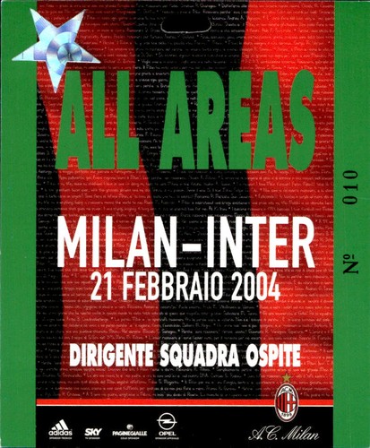Biglietto stadio milan - stadio, inter