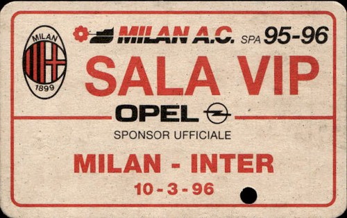 Biglietto stadio milan c - stadio,