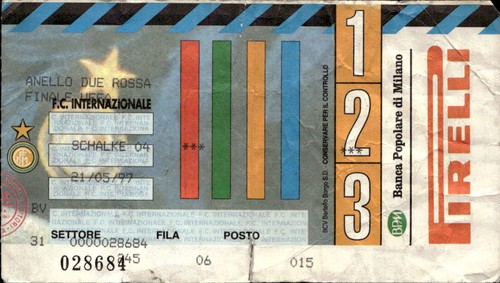 Biglietto stadio finale inter - biglietto,