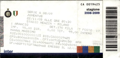 Biglietto stadio inter milan - inter,