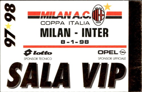 Biglietto stadio milan - milan, a.c
