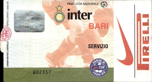 Biglietto stadio inter bari - biglietto,
