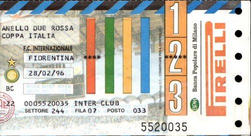 Biglietto stadio inter - inter, vs