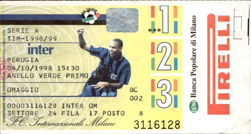 Biglietto stadio inter perugia - biglietto,