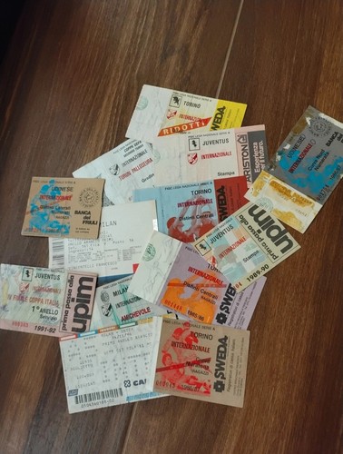 BIGLIETTI,STADIO,EPOCA,BUONE