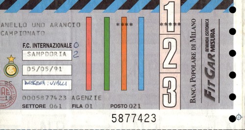 Biglietto stadio inter - biglietto,