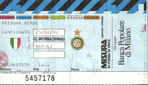 Biglietto stadio inter napoli - stadio,
