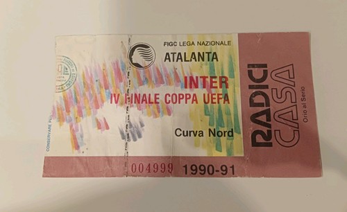 Ticket biglietto stadio - biglietto,