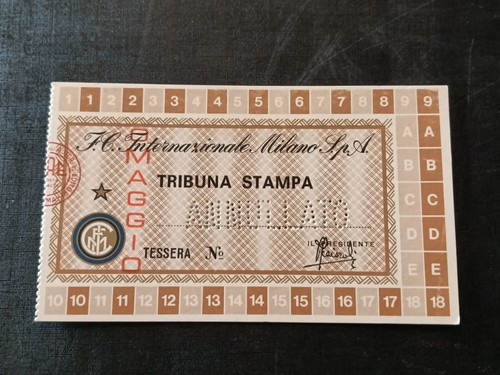 Calcio biglietto tessera - calcio,