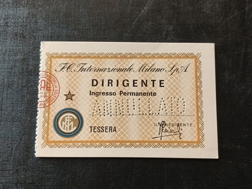 Calcio biglietto tessera - biglietto,