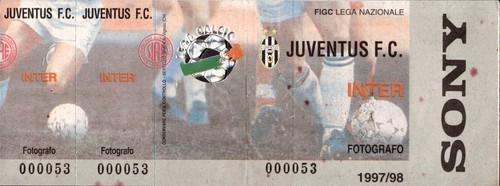 Biglietto stadio juventus - juventus, f.c