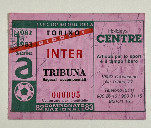 Torino inter 83 - torino, 82/83