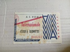 Biglietto Ticket Stadio Calcio