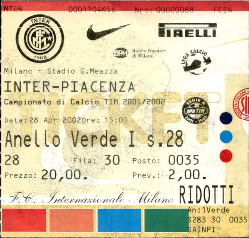 Biglietto stadio