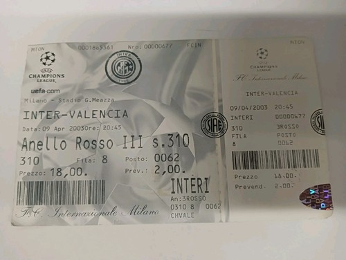 Biglietto ticket stadio - biglietto,