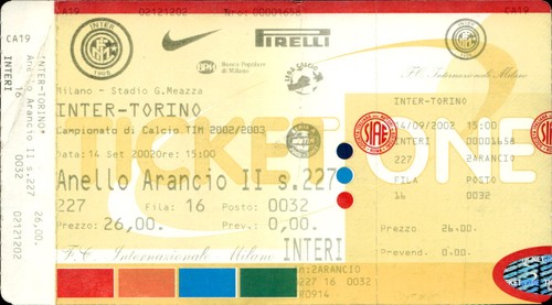 Biglietto stadio inter - biglietto,