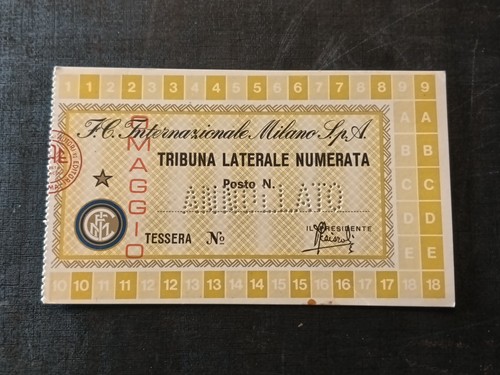 Calcio biglietto tessera - biglietto,