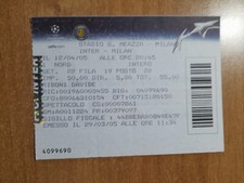 Biglietto Ticket Calcio Stadio