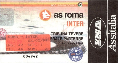 Biglietto stadio roma inter - stadio,