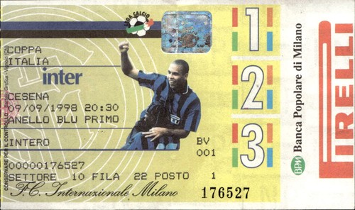 Biglietto stadio coppa italia - biglietto,