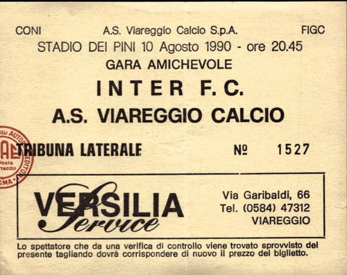 Biglietto stadio viareggio - biglietto,