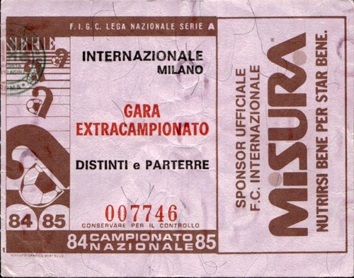 Biglietto stadio - biglietto,