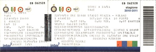 Biglietto originale serie - biglietto, a