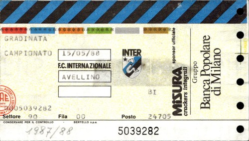 Biglietto stadio inter - biglietto,