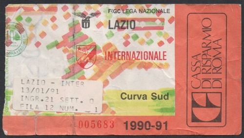 Biglietto stadio ticket lazio - stadio,