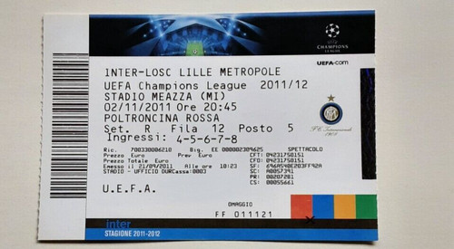 Biglietto stadio inter - fc,