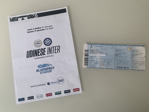 Biglietto stadio ticket - biglietto,